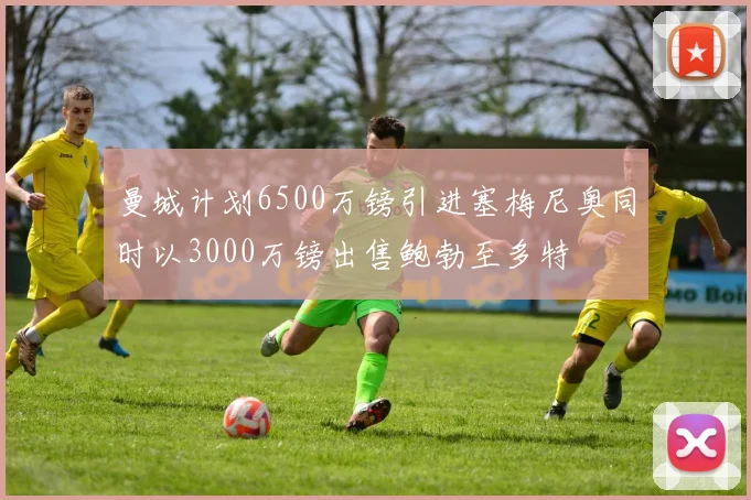 曼城计划6500万镑引进塞梅尼奥同时以3000万镑出售鲍勃至多特
